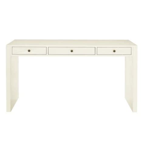 SK Geneva Desk with Faceted Fronts & Antique Brass Knobs