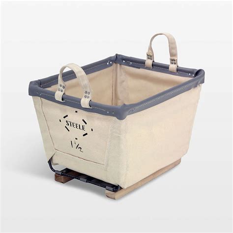 Steele Canvas Basket Corp: Steele Hampers & Laundry Carts | Crate & Barrel
