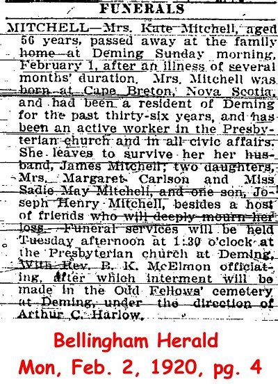 Whatcom County Obits "Me-Mi"