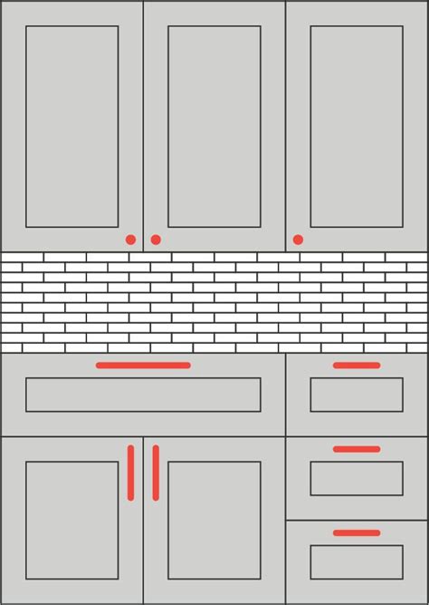 Image result for Kitchen Cabinet Handle Dimensions