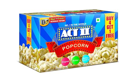 ACT II Microwave Popcorn, 495g (Pack of 5) : Amazon.in: Grocery ...