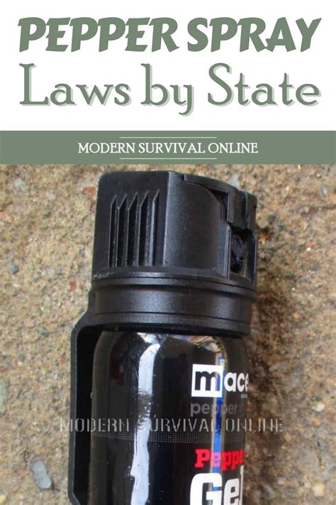 Interesting Stuff From The Web: All Pepper Spray Laws by State