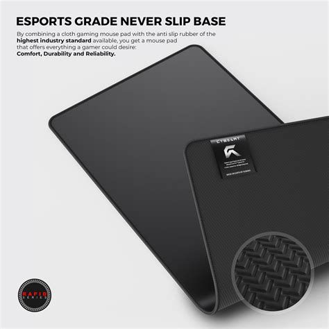 Buy CYBEART | Ghost (Black) Gaming Mouse Pad | XXL Premium Licensed ...