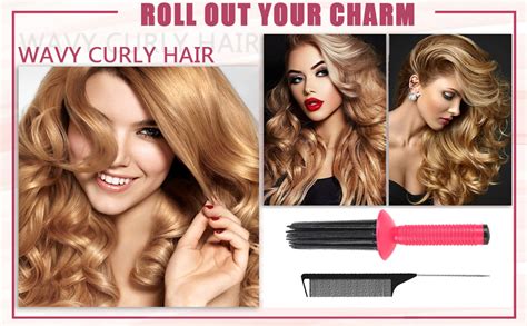 Buy 2-in-1 Hair Curler Machine & Styling Tool - Air Volume Curl Rolling ...
