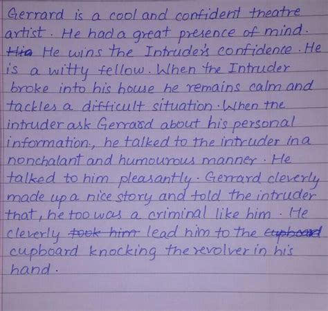 character sketching of Gerrard of chapter IF I WERE YOU? Who is gerrard ...