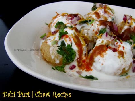 Dahi Puri | Chaat Recipe |Nithya's Nalabagam