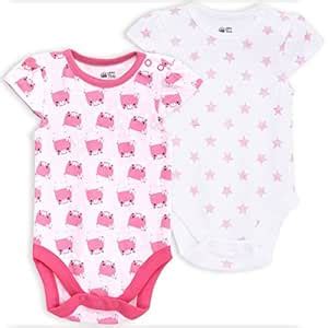 Mini Klub Boys Pink Body Suit Pack of 2 : Amazon.in: Clothing & Accessories