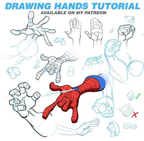 Pin by Manuel on Spider-man | How to draw hands, Comic book art style ...