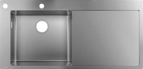 hansgrohe Sinks: S71, S718-F450 Built-in sink 450 with drainboard right ...