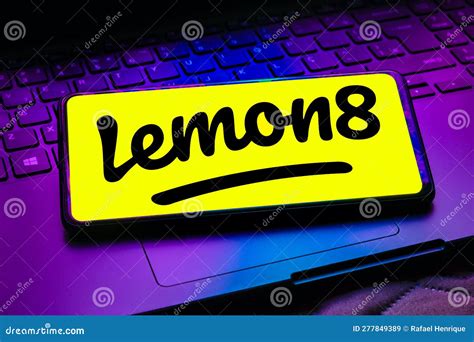 May 12, 2023, Brazil. in this Photo Illustration, the Lemon8 Logo is ...