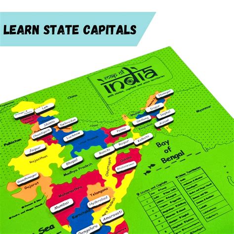 KITOY Foam Magnetic India Map Puzzle – Kitoy