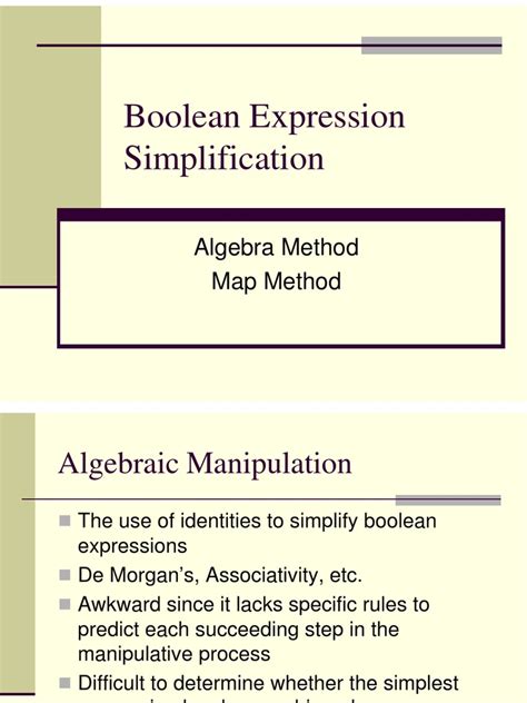 Boolean Simplification 的图像结果