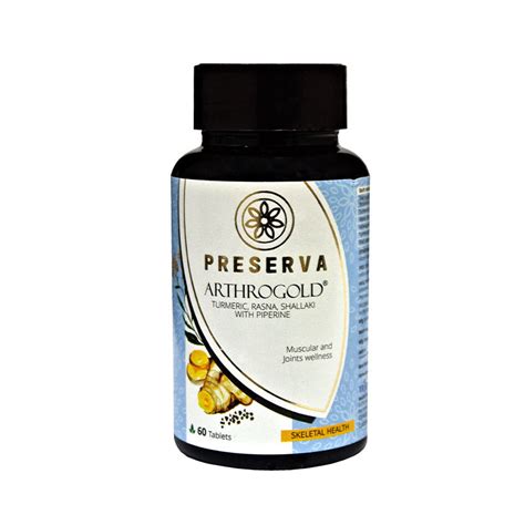 Preserva Wellness Arthrogold Tablets (60 Tabs) for Muscle & Joint pain