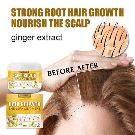 Buy Ginger Oil Hair Growth Cream Repair Natural Ointment Treatments ...