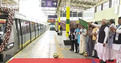PM Modi inaugurates Yellow Line of Bengaluru Metro
