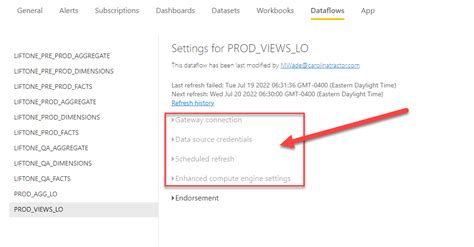 Solved: Dataflow Scheduled Refresh option Greyed Out - Microsoft Fabric ...