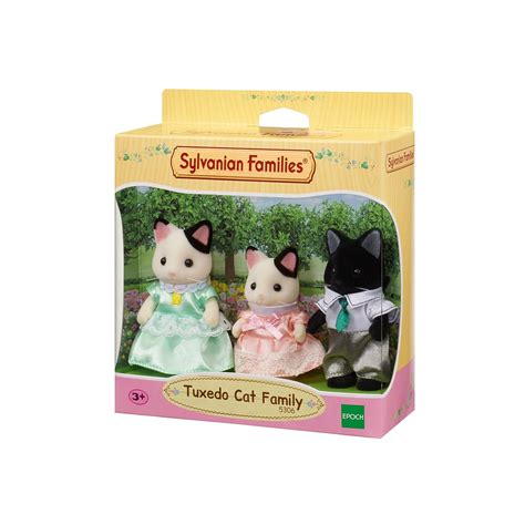 Sylvanian Families Tuxedo Cat Family : Amazon.in: Toys & Games