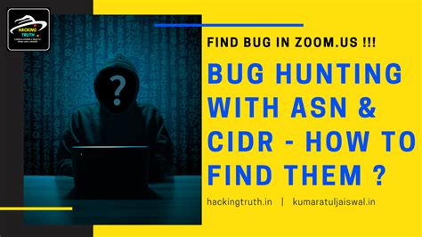 Bug hunting in zoom with ASN & CIDR - How to find them