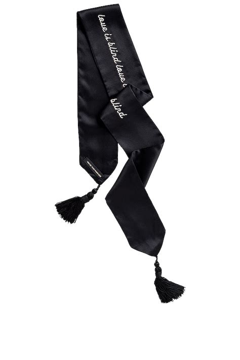 Kiki de Montparnasse Love Is Blind Blindfold in Black & Nude | REVOLVE