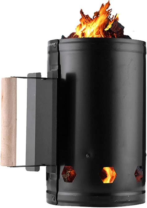 Amazon.com : PXRJE Charcoal Chimney Starter,Charcoal Lighter Chimney ...