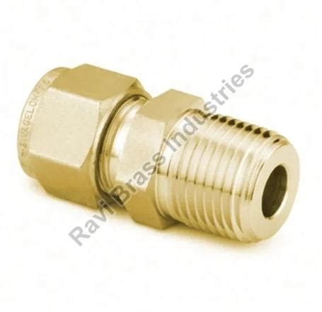 Brass Male Tube Connector Manufacturer, Exporter from Jamnagar