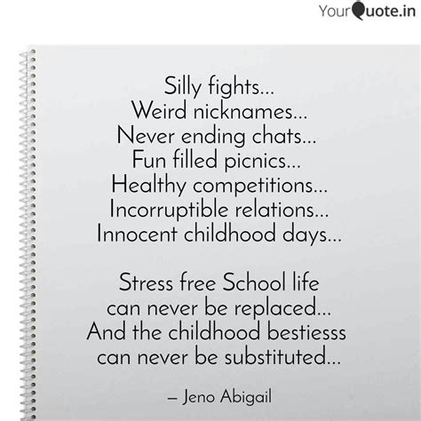 Silly fights... Weird nic... | Quotes & Writings by Jeno Abigail ...