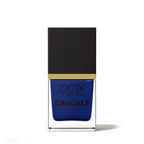 Navy Splinter (Navy Blue) Crackle Nail Polish | True Colors