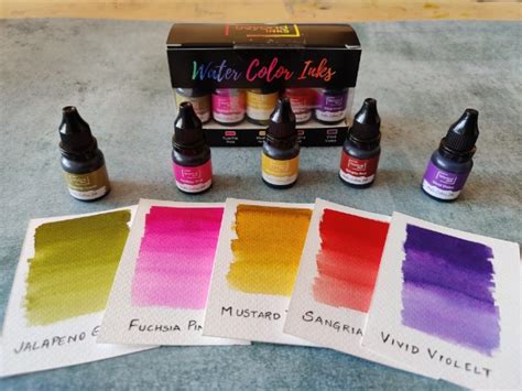 htconline.in| Beyond Watercolor Inks Mini Pack 1 Set Of 10-10Ml ...