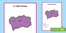 Scuola Primaria: Il Lazio Cartina Politica (teacher made)