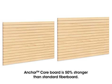 Slatwall Panels - 4 x 8', Birch Melamine H-5060BIR - ULINE