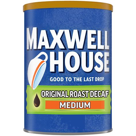 Maxwell House Original Roast Decaf Medium Ground Coffee, 11 oz ...