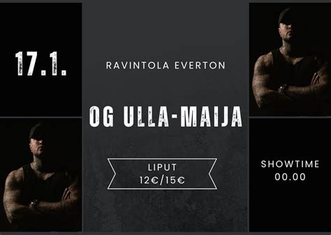 OG Ulla-Maija - Ravintola Everton , Torikatu 1, Viiala, Toijala, 17 ...