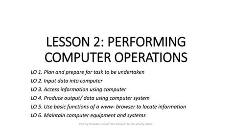 Image result for Performing Computer Operations