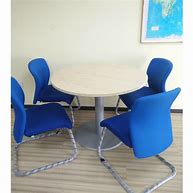 Image result for Round Meeting Table for 8 Person