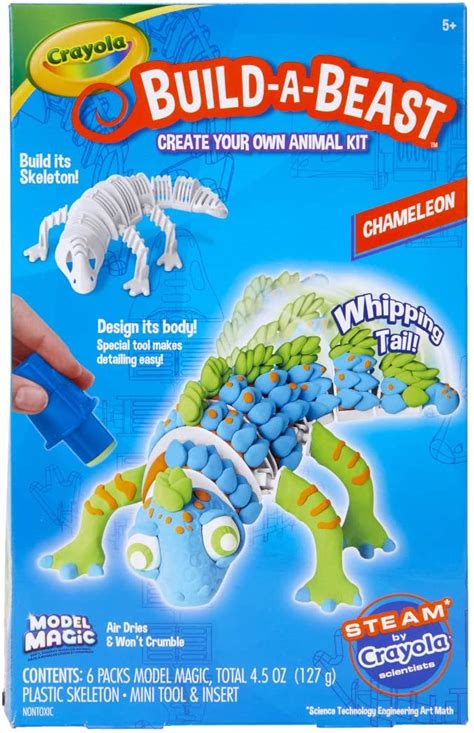 Build A Beast Chameleon Craft Kit | Crayola – Krazy Caterpillar