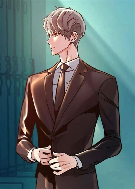 Anime Male Business Suit 的图像结果