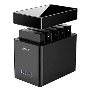 ORICO 5Bay Hard Drive Enclosure Type-C to SATA 3.5inch Black External ...