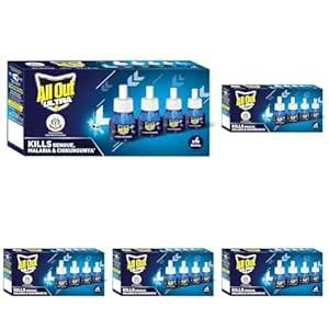 All Out Ultra Liquid Vaporizer, 4 Refills (45ml) | Kills Dengue ...