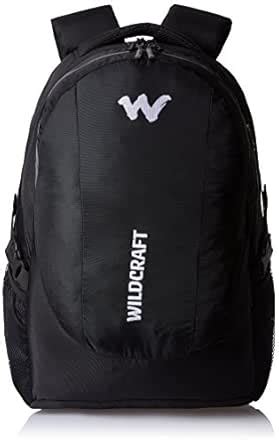Wildcraft Unisex Zipper Closure Laptop Backpack (Black_Free Size ...