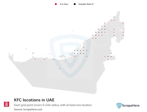 Number of KFC locations in Uae in 2024 | ScrapeHero