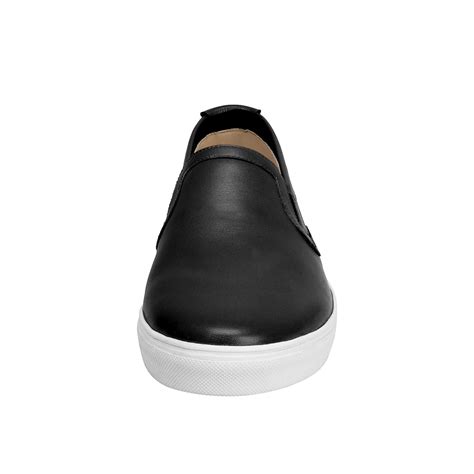 Buy Black Madrid Mens Slip On Shoes Online - Hidesign