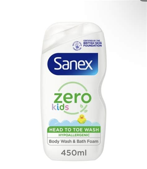 Sanex Kids Zero % Head To Toe Body Wash ingredients (Explained)