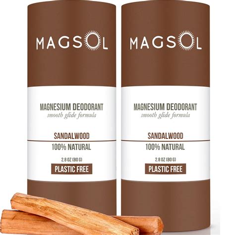 Plastic Free Natural Deodorant for Men - 2 Pack of India | Ubuy