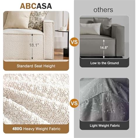 ABCASA Sleeper Modular Sectional Sofa with Reversible India | Ubuy