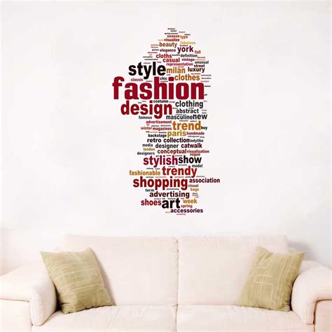 Wall Decals ' Fashion Statement Quotes ' Wall Stickers (PVC Vinyl ...