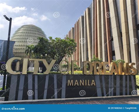 City of Dreams in Manila editorial stock photo. Image of front - 297408263