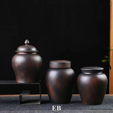 Jual Tempat Penyimpanan Daun Teh Kopi/ Tea Leaves Canister Jar EB Home ...