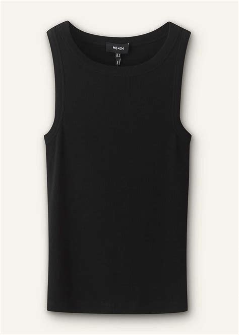 Women's Black Ultimate Crew Neck Vest | ME+EM