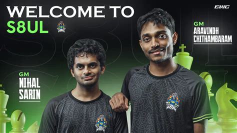 S8UL signs two Indian Grandmasters to compete at EWC 2025