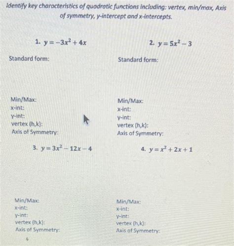 Image result for How to Find Key Characteristics in a Function